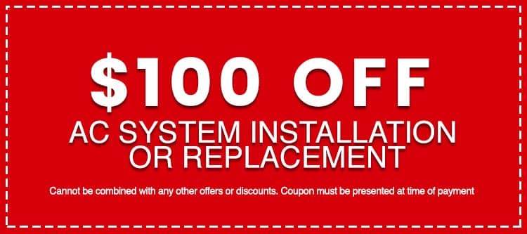 Discount for AC System Installation or Replacement