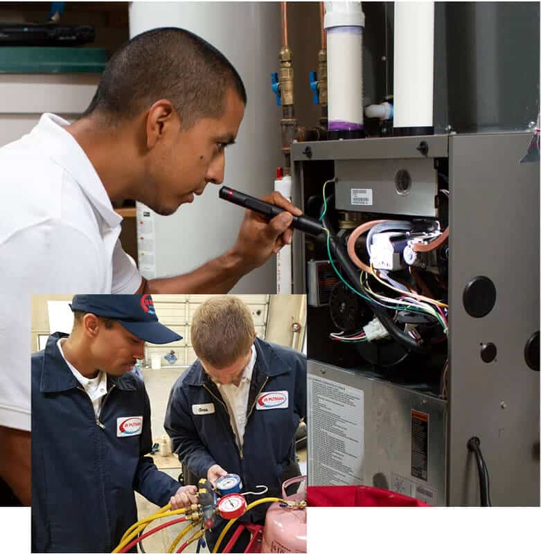Technicians Performing Service -JR Putman Heating & Air